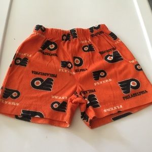 Philadelphia Flyers Pajama Shorts.  Size 2T